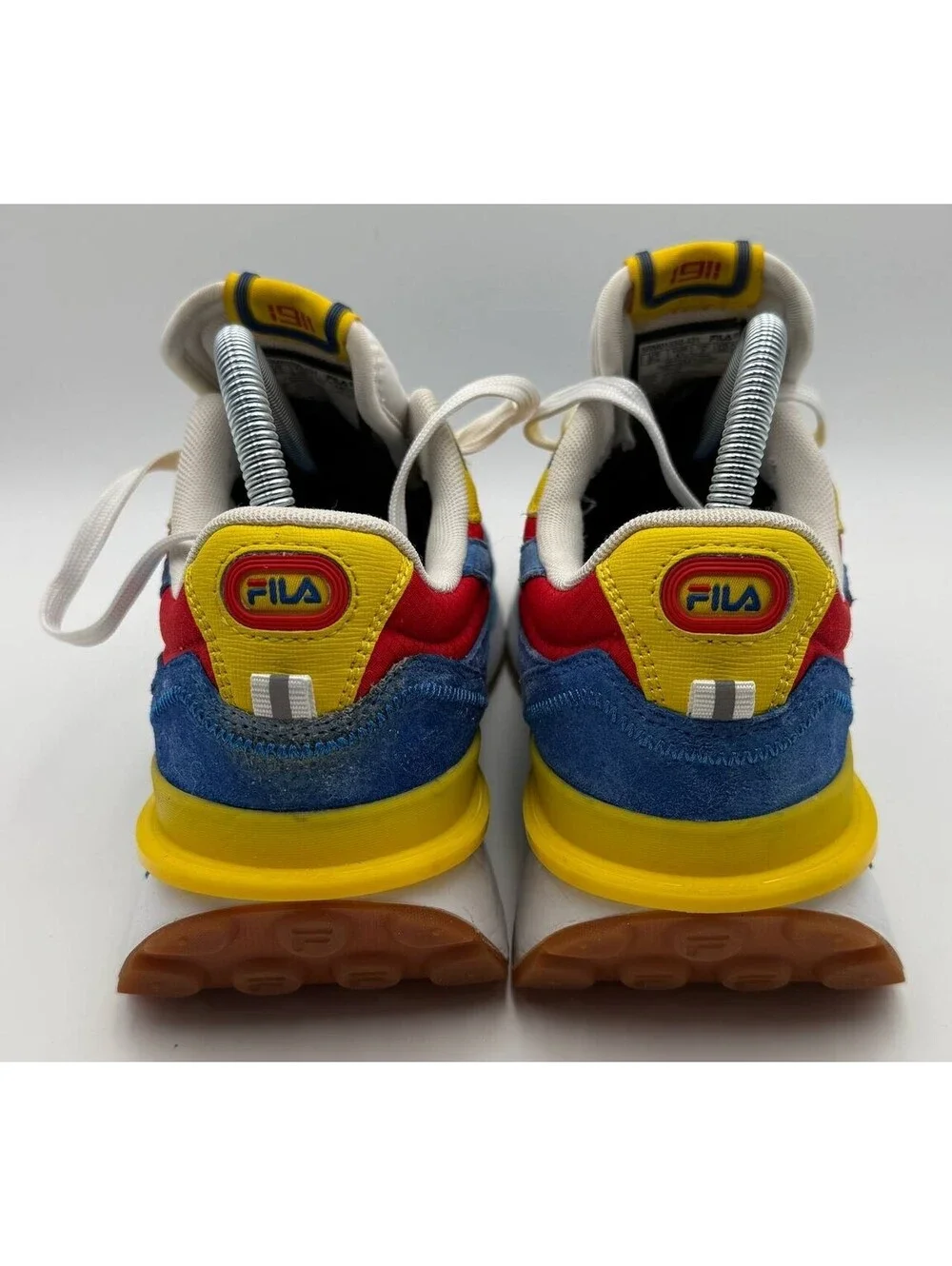 FILA Multicolor Sneakers Woman US 9.5 Leather Athletic Shoes 5RM01550-431